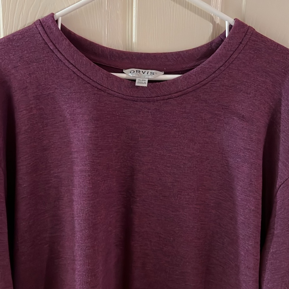 Orvis Women's Rich Plum Crew Neck Sweater